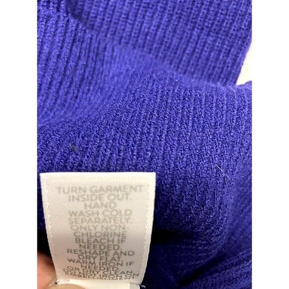 J. Jill Cardigan Sweater Women's XS Purple Button Front V-Neck Long Sleeve NWOT - Picture 4 of 8